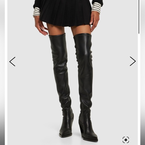 Paris Texas Thigh High Over-the-knee Leather Boots - Picture 5 of 10